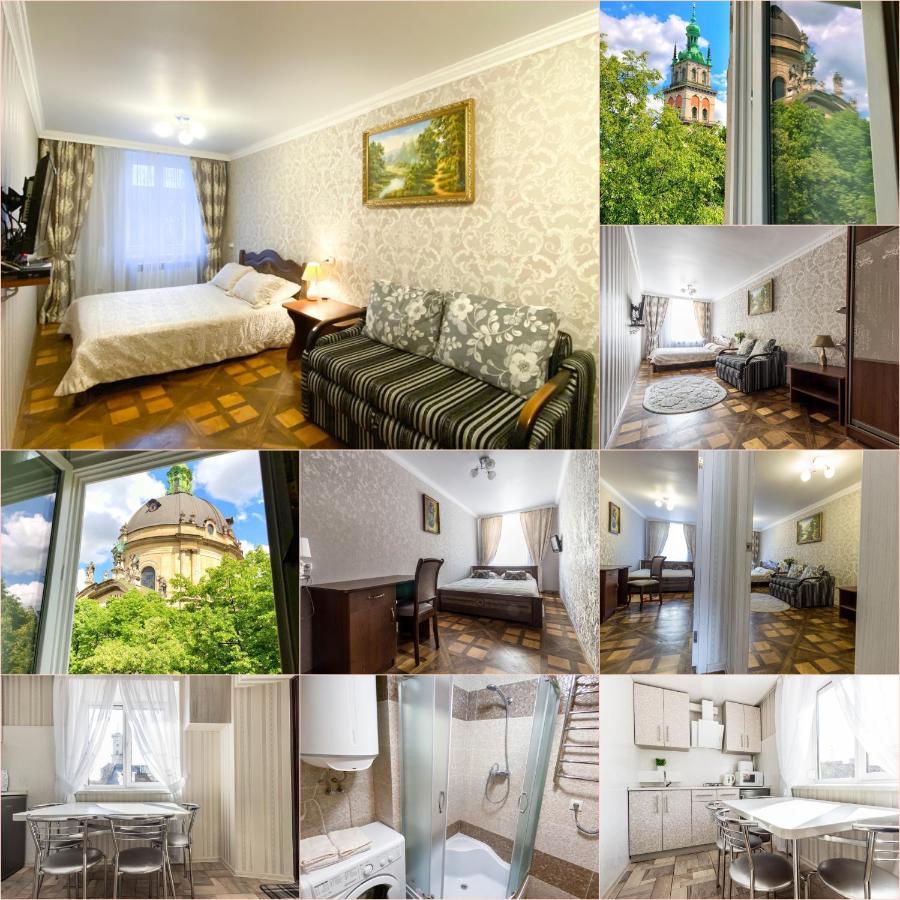 Apartments Near Rynok Square On Staroyevreyska And Fedorova Streets إلفيف المظهر الخارجي الصورة